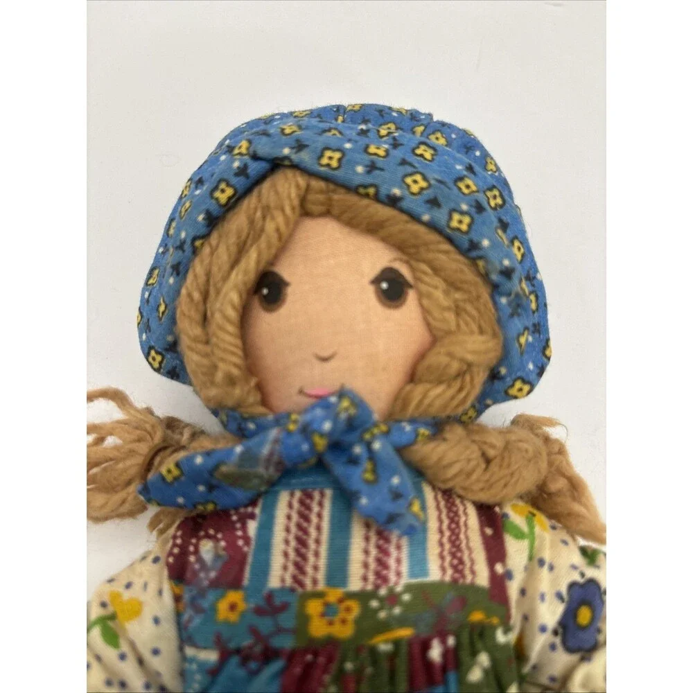 Holly Hobbie Doll Fabric Vintage 1970's Knickerbocker Rag 9